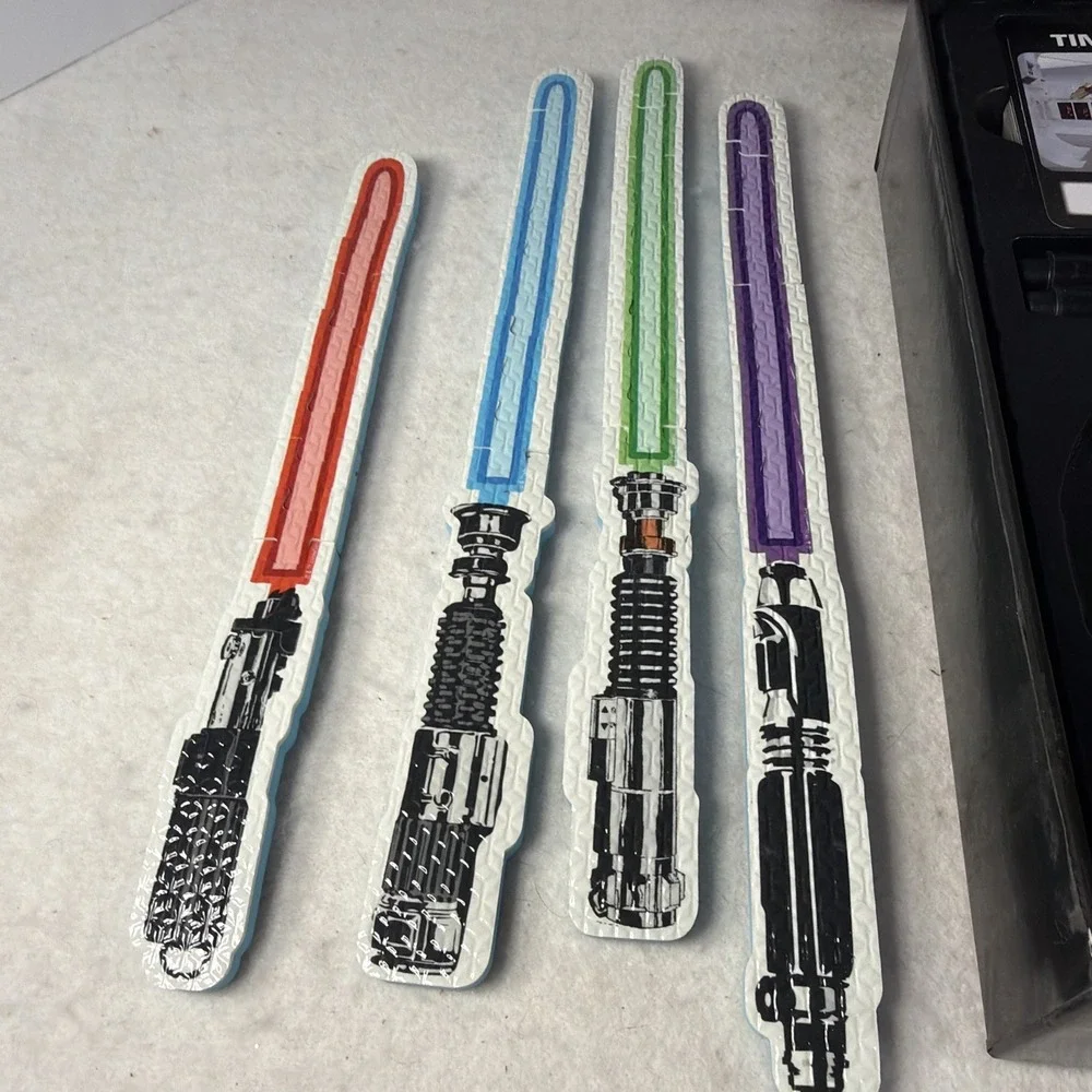 Star Wars Trivia Game Lightsaber Pieces Disney No Instructions See Photos